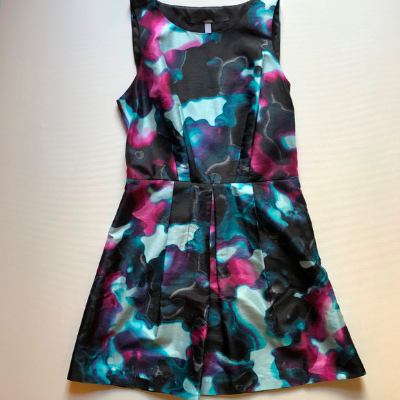 REDUCED Kensie Fit & Flare, Blue Pink Multi, sz M - Picture 6 of 7